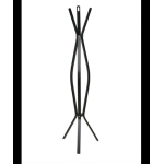ATTACCAPANNI A STELO LEGNO NERO 3 BRACCIA
