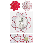 SOTTO PIATTO 40X40 RIC STELLA CREMA