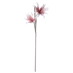 RAMO HEMEROCALLIS CON 2 FIORI ROSA H113