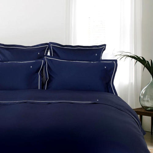 Il Bottegone  Tessile arredo casa - SET LENZUOLA MATRIMONIALE ARTHUR NAVY  - Tommy Hilfiger