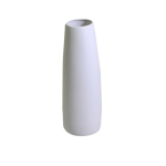 VASO CERAMICA BOMBATO BIANCO OPACO 16 H44