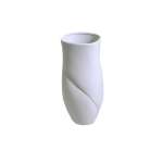 VASO CERAMICA PETALO BIANCO OPACO 17X16H 36,5