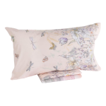 COMPLETO LENZUOLA MATRIMONIALE LIBELLULA ROSA