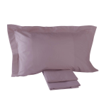 LENZUOLO CON ANGOLI MATRIMONIALE LUISIANA AUBERGINE