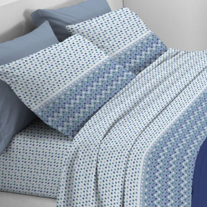 COMPLETO LENZUOLA MATRIMONIALE IN FLANELLA