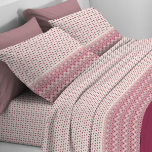 COMPLETO LENZUOLA MATRIMONIALE IN FLANELLA