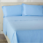 COMPLETO LENZUOLA LETTO FRANCESE LOVE COLORS AZZURRO