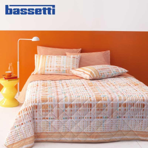 COMPLETO LENZUOLA MATRIMONIALE BASSETTI CROSS
