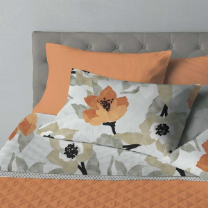 COMPLETO LENZUOLA MATRIMONIALE MARYLAND ARANCIO