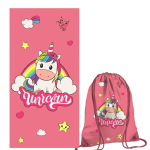 TELO MARE 70X140 UNICORNO CON ZAINETTO