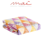 COPRILETTO TRAPUNTATO UNA PIAZZA E MEZZA TRIANGOLIS