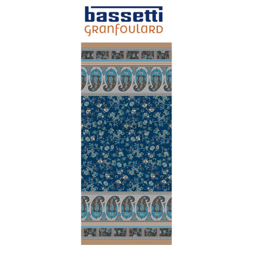 TELO ARREDO GRANFOULARD BASSETTI 180X270 GENOVA BLU