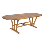 TAVOLO NOEMI OVALE 180-240X100