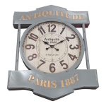 OROLOGIO PARETE LATTA PARIS 1887 M90 GRIGIO 