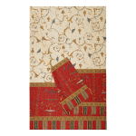TELO ARREDO GRANFOULARD BASSETTI 270X270 OPLONTIS ROSSO