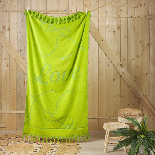 TELO MARE MICROSPUGNA 90X165 ANCORA VERDE 