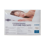 COPRIMATERASSO LETTO SINGOLO FASCIATO CON ANGOLI POMPEA