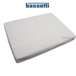 COPRIMATERASSO LETTO SINGOLO SPUGNA JERSEY BASSETTI