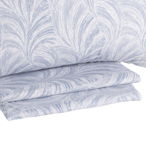 COMPLETO LENZUOLA LETTO SINGOLO FLANELLA VENTIS BLU