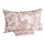 COMPLETO LENZUOLA MATRIMONIALE GALATEA PERCALLE ROSA