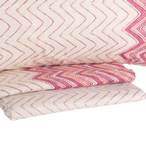 COMPLETO LENZUOLA PIAZZA E MEZZA FLANELLA CHEVRON MULTICOLOR