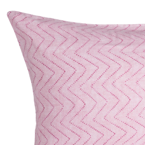 COMPLETO LENZUOLA PIAZZA E MEZZA FLANELLA CHEVRON PINK