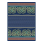 COPERTA UNA PIAZZA GRANFOULARD RECANATI BLU 