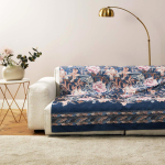 TELO ARREDO GRANFOULARD BASSETTI 270X270 VERONA BLU