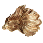 PESCE RESINA DA APPENDERE ORO 