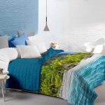 COPRILETTO TRAPUNTATO STAMPA DIGITALE 3D