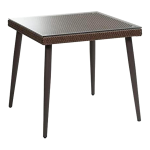 TAVOLO 90X90 ADILA NOCE IN POLYRATTAN 