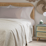 COPRILETTO PIAZZA E MEZZA WOVEN NATURALE