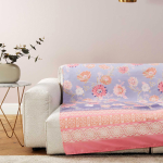TELO ARREDO GRANFOULARD BASSETTI 180X270 POSILLIPO LAVANDA