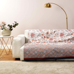 TELO ARREDO GRANFOULARD BASSETTI 270X270 VICENZA BEIGE