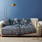 TELO ARREDO GRANFOULARD BASSETTI 270X270 VICENZA BLU