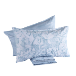 COMPLETO LENZUOLA MATRIMONIALE ESTER BLU 