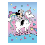 PLAID COPERTA IN PILE MINNIE UNICORNO 