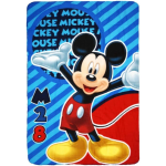 PLAID COPERTA IN PILE MICKEY MOUSE 