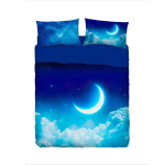 COMPLETO LENZUOLA LETTO SINGOLO BASSETTI IMAGINE HALFMOON