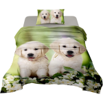 COMPLETO LENZUOLA UNA PIAZZA E MEZZA SPRING DOG