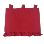 COPRIFORNO CON VOLANT IMBOTTITO FIESTA ROSSO