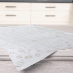 CENTROTAVOLA TOVAGLIA NATALIZIA JACQUARD LUREX FRANK GHIACCIO