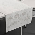 RUNNER GOBELIN LUREX NATALE 40X135 7828 FRANK GHIACCIO