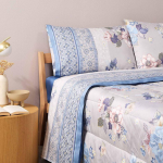 COMPLETO LENZUOLA MATRIMONIALE BASSETTI HANAMI