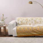 TELO ARREDO GRANFOULARD BASSETTI 270X270 AGRIGENTO GIALLO
