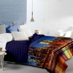 COPRILETTO TRAPUNTATO STAMPA DIGITALE 3D