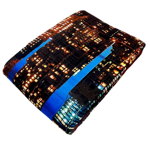 COPRILETTO TRAPUNTATO STAMPA DIGITALE 3D