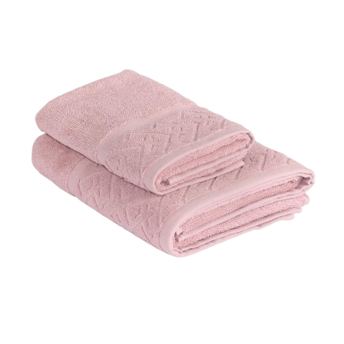 SET 1+1 ASCIUGAMANO E OSPITE LE SPUGNE PREGIATE