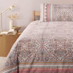 COMPLETO COPRIPIUMINO MATRIMONIALE BASSETTI RASO MARECHIARO BEIGE