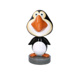 PORTAOCCHIALI RESINA PINGUINO CON MOLLA